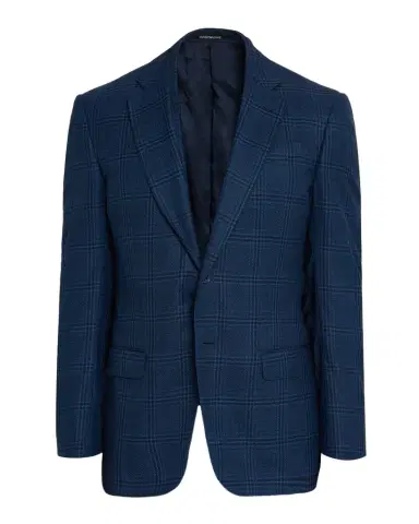 Emporio Armani Men's Prince of Wales Wool G Line Sport Coat | Thumbnail 1 Emporio Armani Men's Prince of Wales Wool G Line Sport Coat | Thumbnail 1