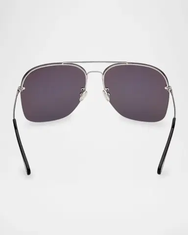 TOM FORD Men's Mackenzie-02 Metal Photochromic Aviator Sunglasses | Thumbnail 4 TOM FORD Men's Mackenzie-02 Metal Photochromic Aviator Sunglasses | Thumbnail 4