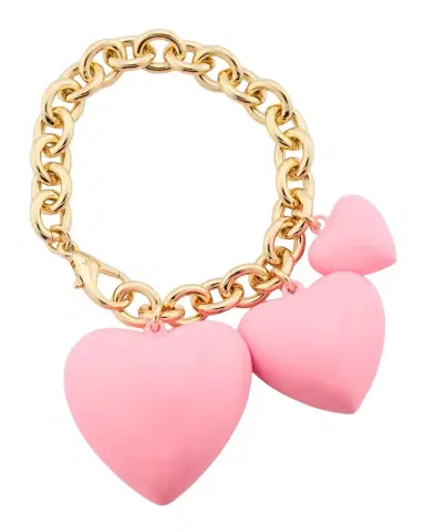 Roxanne Assoulin The Happy Heart Bag Charm, Cotton Candy Pink | Thumbnail 1 Roxanne Assoulin The Happy Heart Bag Charm, Cotton Candy Pink | Thumbnail 1