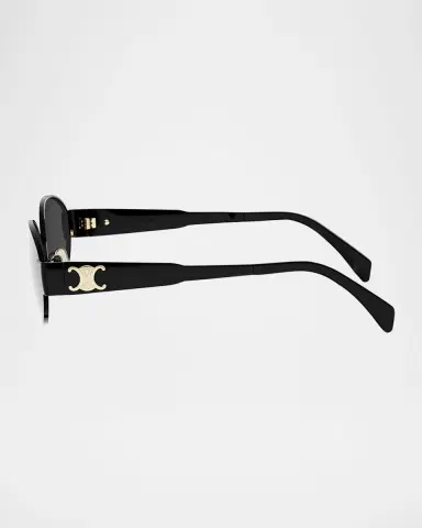 Celine Triomphe Oval Metal Sunglasses | Thumbnail 4 Celine Triomphe Oval Metal Sunglasses | Thumbnail 4