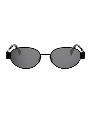 Celine Triomphe Oval Metal Sunglasses | Thumbnail 1 Celine Triomphe Oval Metal Sunglasses | Thumbnail 1