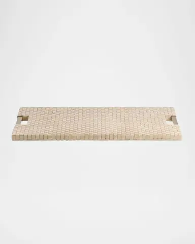 Arteriors Kellen Suede Basketweave Tray | Thumbnail 3 Arteriors Kellen Suede Basketweave Tray | Thumbnail 3