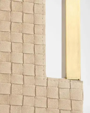 Arteriors Kellen Suede Basketweave Tray | Thumbnail 5 Arteriors Kellen Suede Basketweave Tray | Thumbnail 5