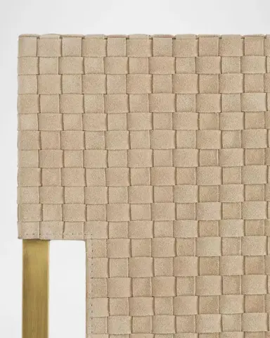 Arteriors Kellen Suede Basketweave Tray | Thumbnail 6 Arteriors Kellen Suede Basketweave Tray | Thumbnail 6