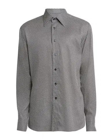 TOM FORD Men's Lyocell Graphic Polka Dot Dress Shirt | Thumbnail 1 TOM FORD Men's Lyocell Graphic Polka Dot Dress Shirt | Thumbnail 1