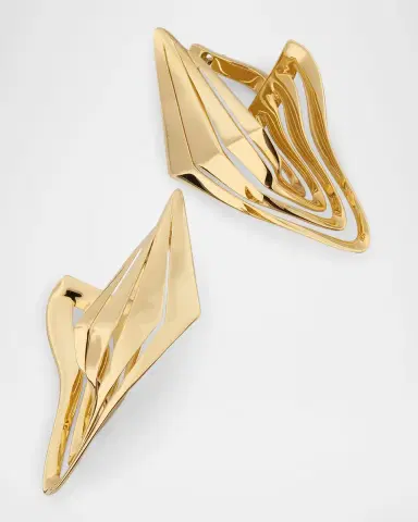 Dries Criel 18K Yellow Gold Large Dali Earrings | Thumbnail 2 Dries Criel 18K Yellow Gold Large Dali Earrings | Thumbnail 2