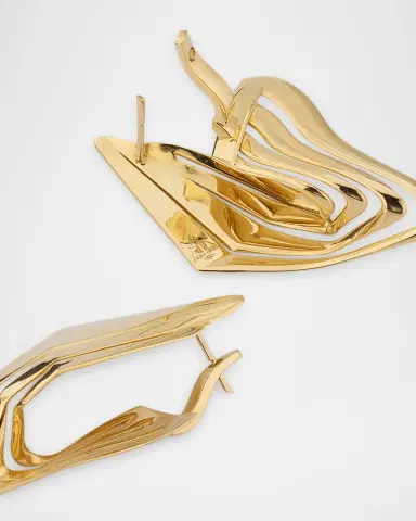Dries Criel 18K Yellow Gold Large Dali Earrings | Thumbnail 3 Dries Criel 18K Yellow Gold Large Dali Earrings | Thumbnail 3