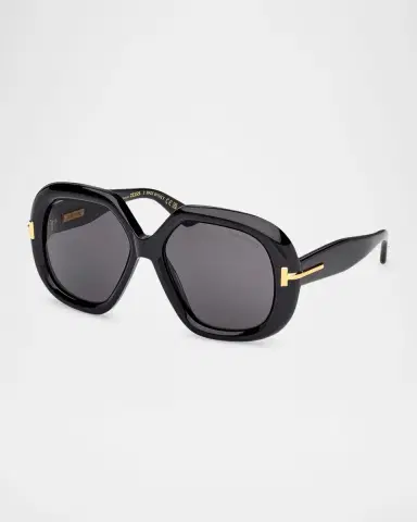 TOM FORD Icon Acetate Geometric Sunglasses | Thumbnail 3 TOM FORD Icon Acetate Geometric Sunglasses | Thumbnail 3