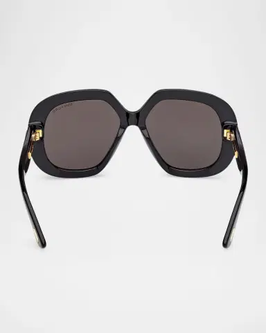 TOM FORD Icon Acetate Geometric Sunglasses | Thumbnail 5 TOM FORD Icon Acetate Geometric Sunglasses | Thumbnail 5