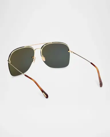 Tom Ford Men's Mackenzie-02 Metal Photochromic Aviator Sunglasses | Thumbnail 2 Tom Ford Men's Mackenzie-02 Metal Photochromic Aviator Sunglasses | Thumbnail 2