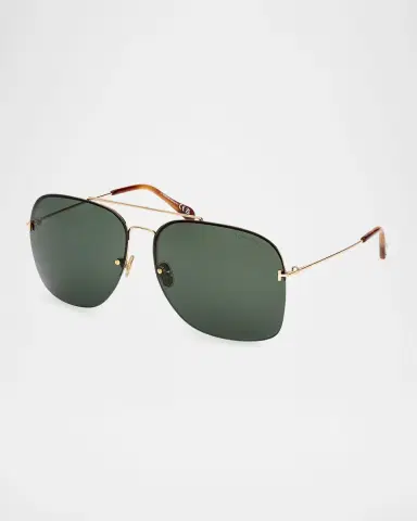 Tom Ford Men's Mackenzie-02 Metal Photochromic Aviator Sunglasses | Thumbnail 3 Tom Ford Men's Mackenzie-02 Metal Photochromic Aviator Sunglasses | Thumbnail 3