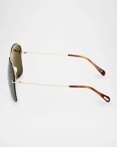 Tom Ford Men's Mackenzie-02 Metal Photochromic Aviator Sunglasses | Thumbnail 4 Tom Ford Men's Mackenzie-02 Metal Photochromic Aviator Sunglasses | Thumbnail 4