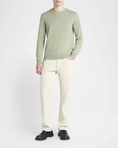 Giorgio Armani Men's Cashmere Crewneck Sweater | Thumbnail 2 Giorgio Armani Men's Cashmere Crewneck Sweater | Thumbnail 2