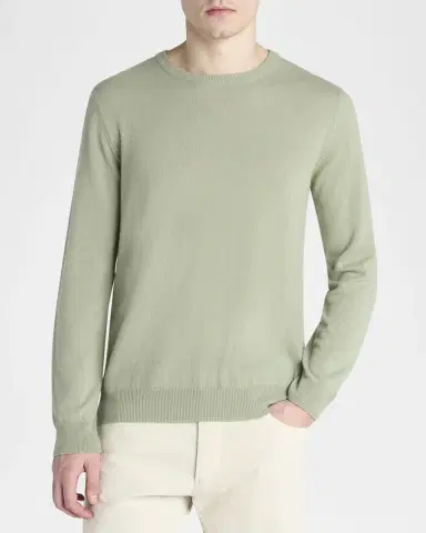 Giorgio Armani Men's Cashmere Crewneck Sweater | Thumbnail 3 Giorgio Armani Men's Cashmere Crewneck Sweater | Thumbnail 3