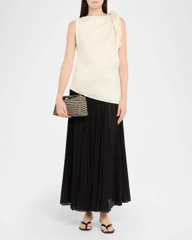 Toteme T-Lock Woven Leather Clutch Bag | Thumbnail 5 Toteme T-Lock Woven Leather Clutch Bag | Thumbnail 5