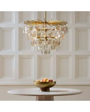 Arteriors Jacqueline 32" 8-Light Chandelier | Thumbnail 2 Arteriors Jacqueline 32" 8-Light Chandelier | Thumbnail 2