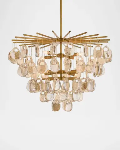 Arteriors Jacqueline 32" 8-Light Chandelier | Thumbnail 3 Arteriors Jacqueline 32" 8-Light Chandelier | Thumbnail 3