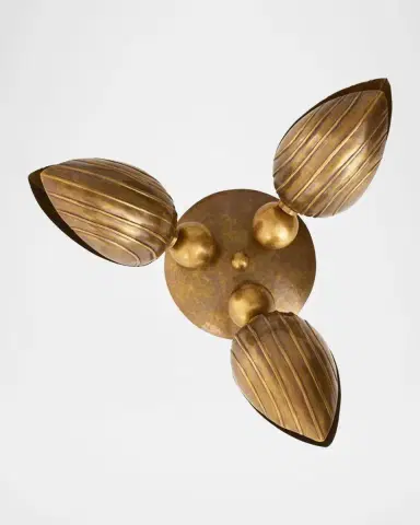 Arteriors Inessa 24" 3-Light Flush Mount | Thumbnail 4 Arteriors Inessa 24" 3-Light Flush Mount | Thumbnail 4