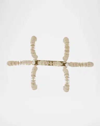 Arteriors Kalama 57" 8-Light Linear Coconut Shell Chandelier | Thumbnail 4 Arteriors Kalama 57" 8-Light Linear Coconut Shell Chandelier | Thumbnail 4