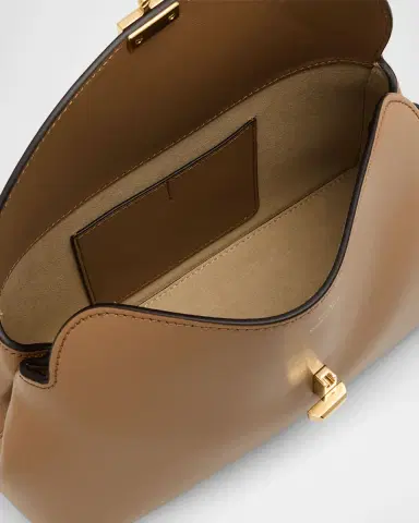 Toteme T-Lock Clutch in Palmellata Leather | Thumbnail 3 Toteme T-Lock Clutch in Palmellata Leather | Thumbnail 3