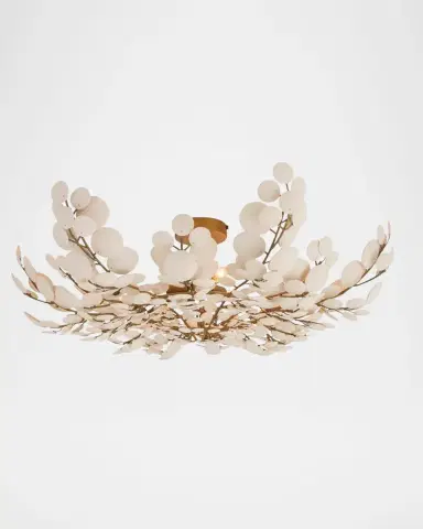 Arteriors Bilal 38" 3-Light Coconut Shell Flush Mount | Thumbnail 3 Arteriors Bilal 38" 3-Light Coconut Shell Flush Mount | Thumbnail 3