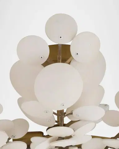 Arteriors Bilal 38" 3-Light Coconut Shell Flush Mount | Thumbnail 5 Arteriors Bilal 38" 3-Light Coconut Shell Flush Mount | Thumbnail 5
