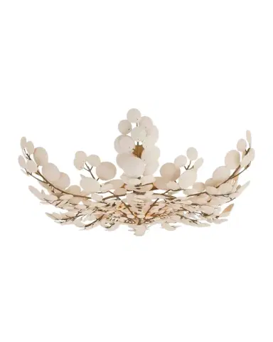Arteriors Bilal 38" 3-Light Coconut Shell Flush Mount | Thumbnail 1 Arteriors Bilal 38" 3-Light Coconut Shell Flush Mount | Thumbnail 1