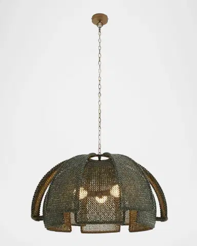 Arteriors Kamari 36" 3-Light Chandelier | Thumbnail 4 Arteriors Kamari 36" 3-Light Chandelier | Thumbnail 4