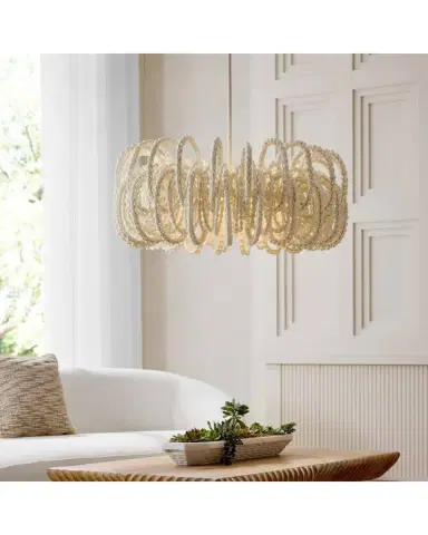 Arteriors Keely 36" 6-Light Chandelier | Thumbnail 2 Arteriors Keely 36" 6-Light Chandelier | Thumbnail 2