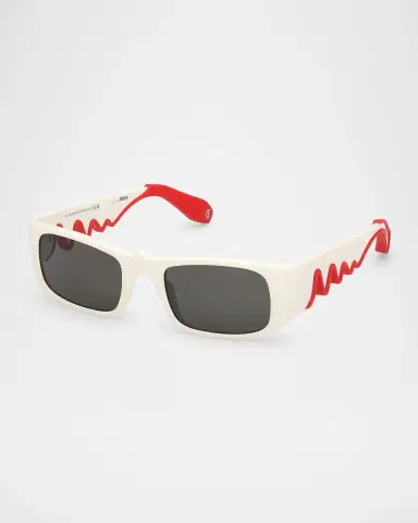 Christian Louboutin Men's LB0017M Acetate Rectangle Sunglasses | Thumbnail 3 Christian Louboutin Men's LB0017M Acetate Rectangle Sunglasses | Thumbnail 3