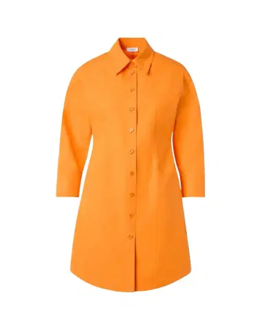 Akris punto Long-Sleeve Cotton Poplin Mini Shirtdress | Thumbnail 1 Akris punto Long-Sleeve Cotton Poplin Mini Shirtdress | Thumbnail 1