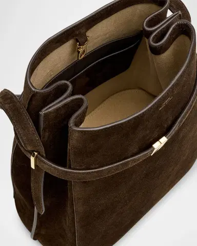 Toteme Belted Suede Bucket Bag | Thumbnail 3 Toteme Belted Suede Bucket Bag | Thumbnail 3