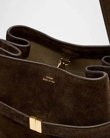 Toteme Belted Suede Bucket Bag | Thumbnail 4 Toteme Belted Suede Bucket Bag | Thumbnail 4