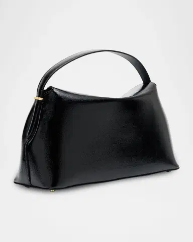 Toteme T-Lock Naplack Leather Top-Handle Bag | Thumbnail 3 Toteme T-Lock Naplack Leather Top-Handle Bag | Thumbnail 3