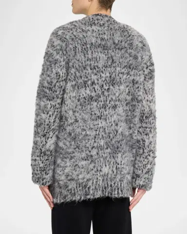 Marni Men's Oversized Alpaca Blend Cardigan | Thumbnail 3 Marni Men's Oversized Alpaca Blend Cardigan | Thumbnail 3