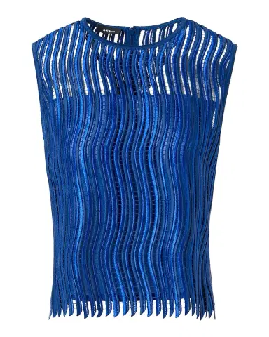 Akris Techno Wave Guipure Lace Blouse | Thumbnail 1 Akris Techno Wave Guipure Lace Blouse | Thumbnail 1