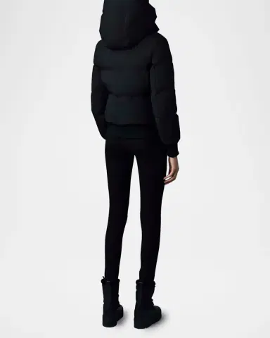 Mackage Nefi-NFZ Down Bomber Jacket with Detachable Hooded Bib | Thumbnail 3 Mackage Nefi-NFZ Down Bomber Jacket with Detachable Hooded Bib | Thumbnail 3
