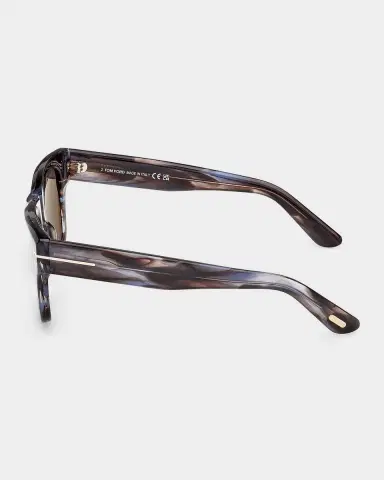 Tom Ford Finn-02 Acetate Rectangular Sunglasses | Thumbnail 2 Tom Ford Finn-02 Acetate Rectangular Sunglasses | Thumbnail 2