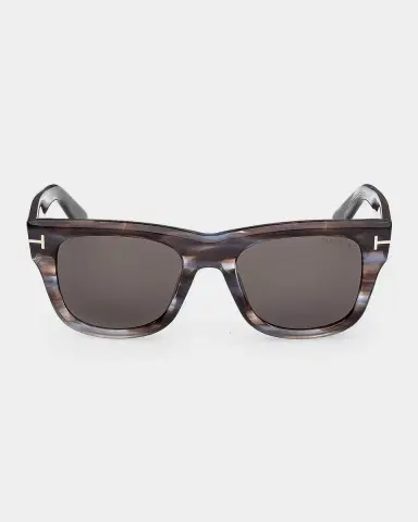 Tom Ford Finn-02 Acetate Rectangular Sunglasses | Thumbnail 4 Tom Ford Finn-02 Acetate Rectangular Sunglasses | Thumbnail 4