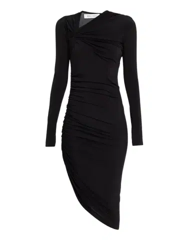 Prabal Gurung Asymmetric Twisted Shoulder Midi Dress | Thumbnail 1 Prabal Gurung Asymmetric Twisted Shoulder Midi Dress | Thumbnail 1