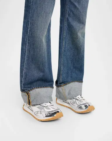 Bottega Veneta Orbit Metallic Net Runner Sneakers | Thumbnail 2 Bottega Veneta Orbit Metallic Net Runner Sneakers | Thumbnail 2