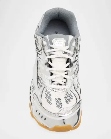 Bottega Veneta Orbit Metallic Net Runner Sneakers | Thumbnail 5 Bottega Veneta Orbit Metallic Net Runner Sneakers | Thumbnail 5