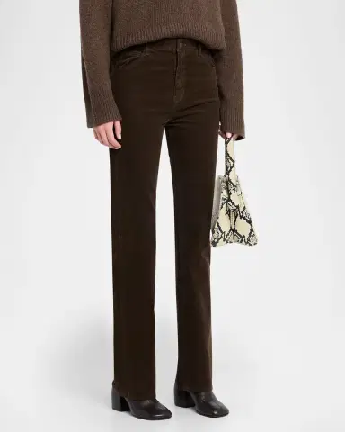 Nili Lotan Corduroy Straight-Leg Pants | Thumbnail 4 Nili Lotan Corduroy Straight-Leg Pants | Thumbnail 4