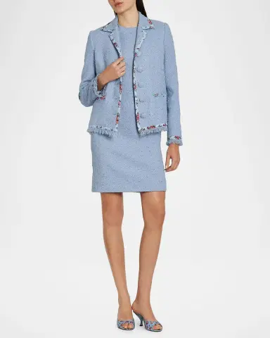 Dolce & Gabbana Short Bouclé Sheath Dress | Thumbnail 2 Dolce & Gabbana Short Bouclé Sheath Dress | Thumbnail 2