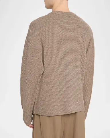 Homme Plissé Issey Miyake Men's Rustic Knit Cardigan | Thumbnail 3 Homme Plissé Issey Miyake Men's Rustic Knit Cardigan | Thumbnail 3