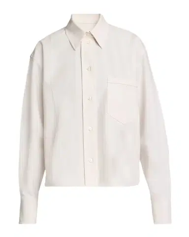 Victoria Beckham Long-Sleeve Cropped Button-Down Shirt | Thumbnail 1 Victoria Beckham Long-Sleeve Cropped Button-Down Shirt | Thumbnail 1