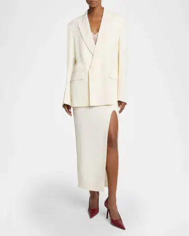 Victoria Beckham Double-Breasted Blazer Jacket | Thumbnail 2 Victoria Beckham Double-Breasted Blazer Jacket | Thumbnail 2