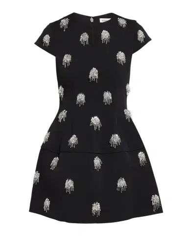 SIMKHAI Bethanie Beaded Fit-&-Flare Mini Dress | Thumbnail 1 SIMKHAI Bethanie Beaded Fit-&-Flare Mini Dress | Thumbnail 1