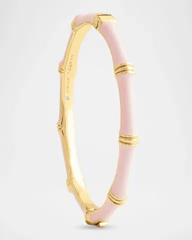 Anabel Aram Jewelry Bamboo Enameled Hinged Bangle | Thumbnail 2 Anabel Aram Jewelry Bamboo Enameled Hinged Bangle | Thumbnail 2