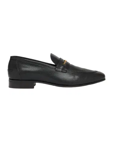 Valentino Garavani Men's Vlogo Signature Chain Kidskin Loafers | Thumbnail 1 Valentino Garavani Men's Vlogo Signature Chain Kidskin Loafers | Thumbnail 1